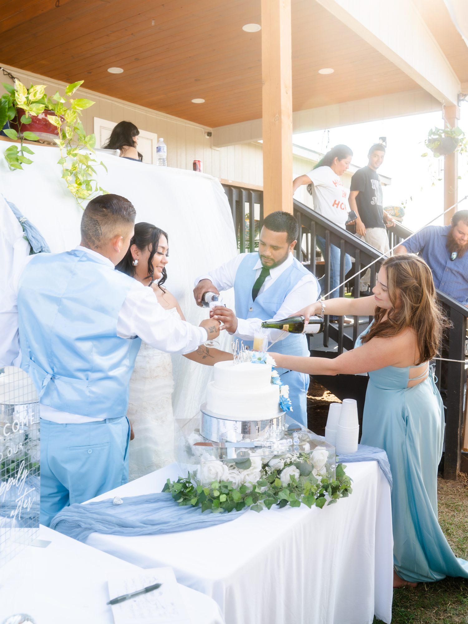 Wedding photography capturing a celebration